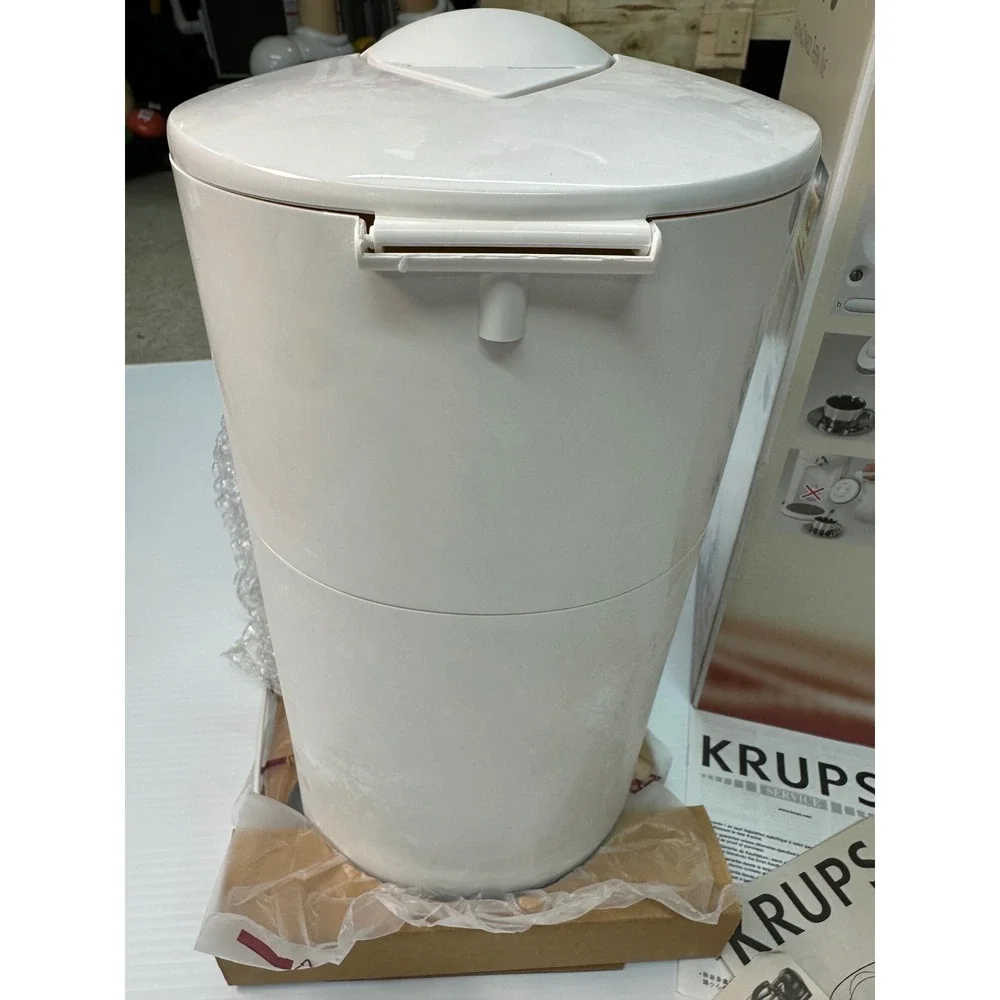 Krups AromaControl Therm Time Coffee Maker White Stainless Thermal Carafe NIB